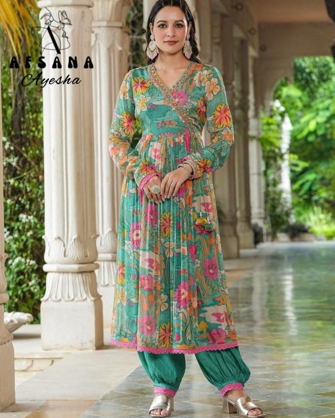 Ayesha By Afsana Designer Kurti With Bottom Dupatta Catalog